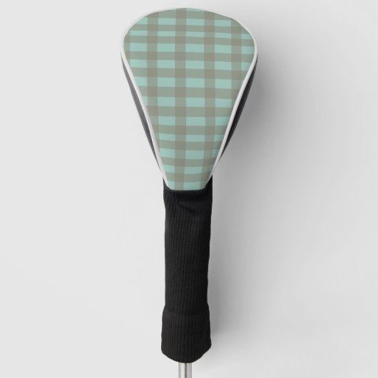 Couvre-club De Golf Gingham vert (Devant)