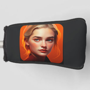 Couvre-club De Golf Girl with blue eyes