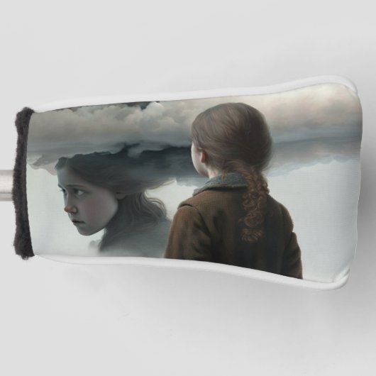 Couvre-club De Golf Girl with clouds (Devant)