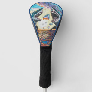 Couvre-club De Golf Glamour Chomp-Shark Dressage pour les gemmes brill