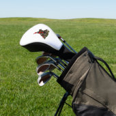 Couvre-club De Golf Gnome à cheval sur une parcelle (In Situ)