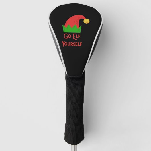 Couvre-club De Golf Go Elf Yourself Christmas Elf Hat (Devant)