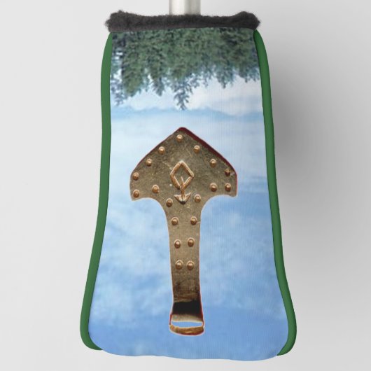 Couvre-club De Golf Gold Thor Hammer arbres club putter couverture (Tourné à 90°)
