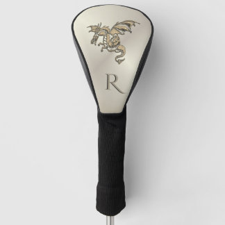 Couvre-club De Golf Golden Dragon