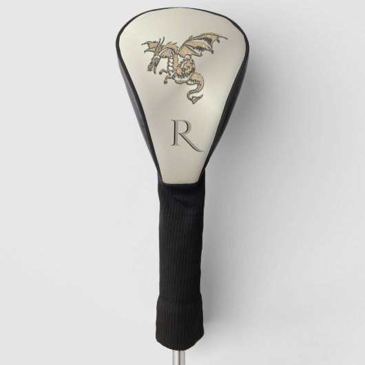 Couvre-club De Golf Golden Dragon (Devant)