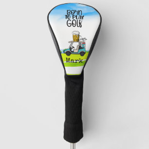 Couvre-club De Golf Golf Anniversaire avec bière