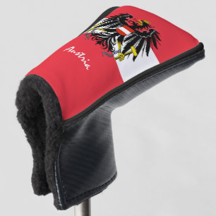 Couvre-club De Golf Golf Austria & Austrian Flag / Golf Clubs Couvertu