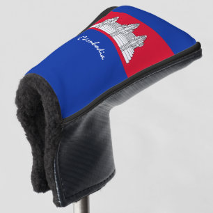Couvre-club De Golf Golf Cambodge & Cambodgiens Flag / Clubs de golf C