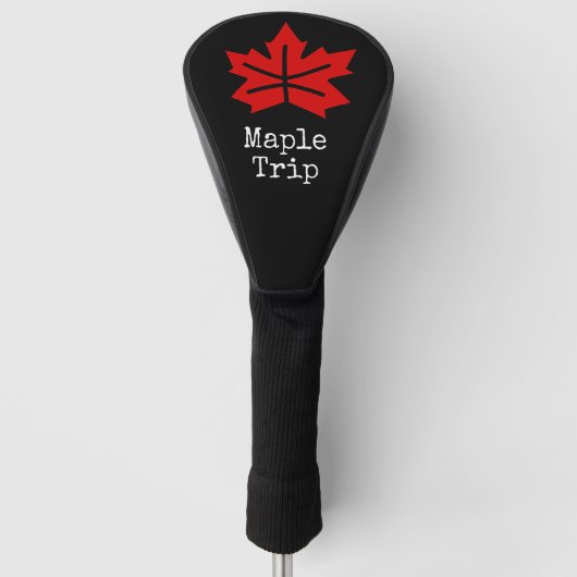 Couvre-club De Golf Golf Canada avec Maple permission pour un voyage a (Devant)