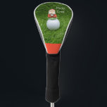 Couvre-club De Golf Golf Christmas Santa Claus est assis sur un terrai<br><div class="desc">Golf Christmas Santa Claus est assis sur le terrain de golf Golf Head Cover</div>