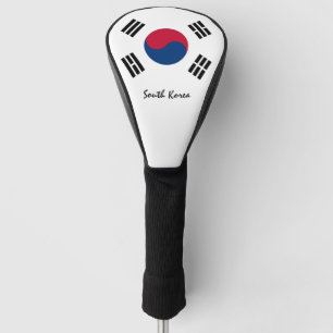 Couvre-club De Golf Golf Corée du Sud & Coréens Drapeau / Clubs de gol