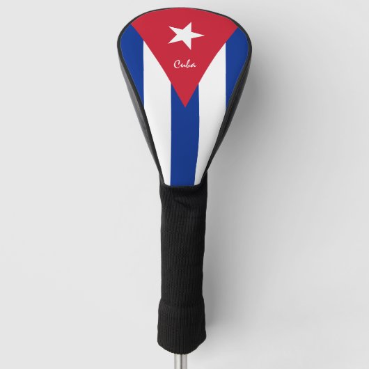 Couvre-club De Golf Golf Cuba & Cubains Flag / Golf Clubs Couvertures (Devant)
