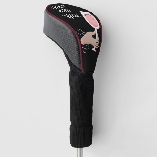 Couvre-club De Golf Golf et vin pour couverture de golf (Incliné)