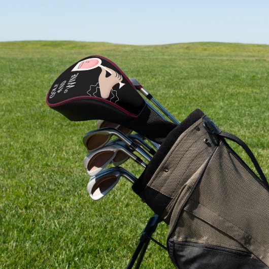 Couvre-club De Golf Golf et vin pour couverture de golf (In Situ)
