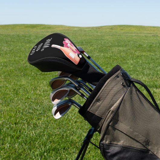 Couvre-club De Golf Golf et vin pour couverture de golf (In Situ)