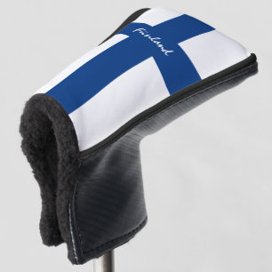 Couvre-club De Golf Golf Finlande & Finlande Drapeau Finlandais / Club