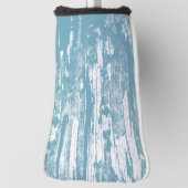 Couvre-club De Golf GOLF- Grunge, usé, défraîchi, bleu blanc, Cool (Tourné à 90°)