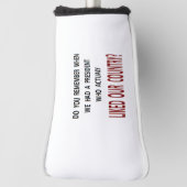 Couvre-club De Golf Golf Head Cover (Tourné à 90°)