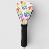 Couvre-club De Golf Golf Head Cover arc-en-ciel ananas (Devant)