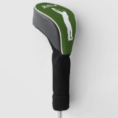 Couvre-club De Golf Golf Head Cover "golfer Matthew" vert (Incliné)