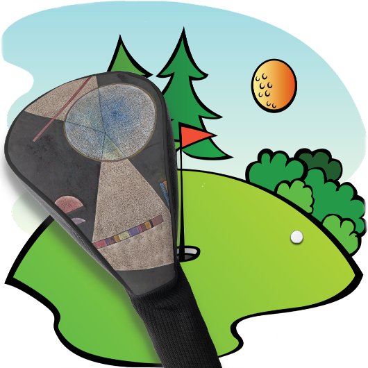 Couvre-club De Golf GOLF HEAD COVER - "Meeting Point" de Kandinsky