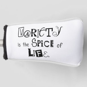 Couvre-club De Golf Golf Head Cover White Variety is the Spice of Life