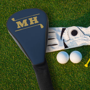 Couvre-club De Golf Golf Initiales Classique Préparatoire Athlétique N