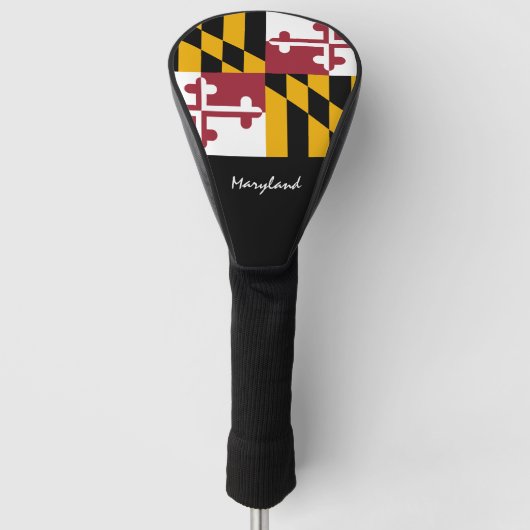 Couvre-club De Golf Golf Maryland & Maryland Drapeau / Clubs de golf C (Devant)