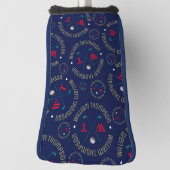 Couvre-club De Golf Golf Monogram Golf Clubs Blue Motif (Tourné à 90°)