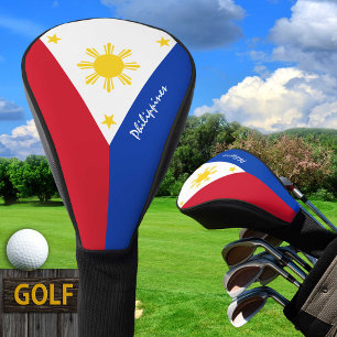 Couvre-club De Golf Golf Philippines & Drapeau / Clubs de Golf Couvert