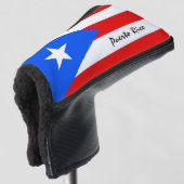 Couvre-club De Golf Golf Porto Rico & Puerto Rican Flag / Golf Clubs (Devant 3/4)