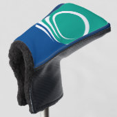 Couvre-club De Golf Golf Putter Cover with Flag of Ottawa, Canada (Devant 3/4)