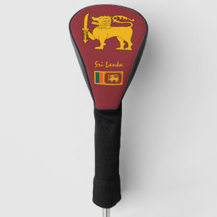 Couvre-club De Golf Golf Sri Lanka & Sri Lanka Flag/Golf Clubs Couvert