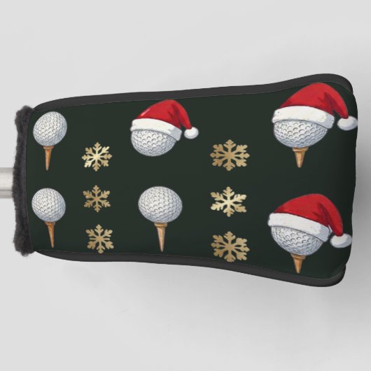 Couvre-club De Golf Golf thème Noël (Devant)