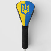 Couvre-club De Golf Golf Ukraine & drapeau ukrainien /Club de golf Ukr (Devant)