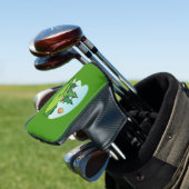 Couvre-club De Golf Golf Vert avec Drapeau et Boule (In Situ)
