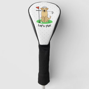 Couvre-club De Golf Golf Yellow Labrador Retriever (yaourt 3) Chien - 