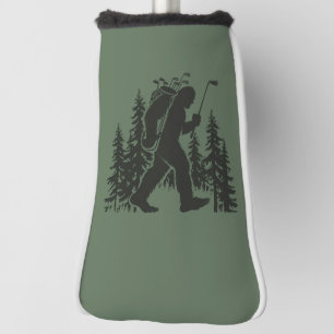 Couvre-club De Golf Golfeur Bigfoot Arbre Drôle Sasquatch Golf Golf