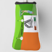 Couvre-club De Golf Golfeur irlandais (Tourné à 90°)