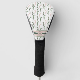 Couvre-club De Golf Golfeur rose et verte