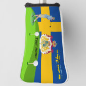 Couvre-club De Golf Golfeur suédois (Tourné à 90°)