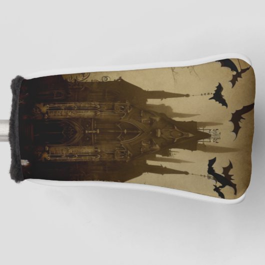 Couvre-club De Golf Gothique/Halloween/automne/citrouille (Devant)