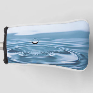 Couvre-club De Golf gouttelette d'eau tombant dans l'eau Putter