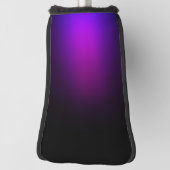 Couvre-club De Golf Gradient violet noir (Tourné à 90°)