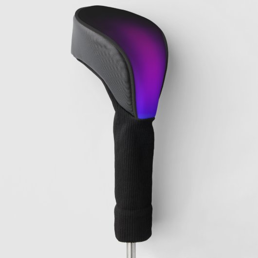 Couvre-club De Golf Gradient violet noir (Incliné)