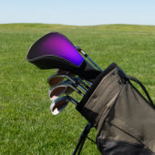 Couvre-club De Golf Gradient violet noir (In Situ)