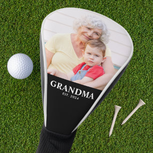 Couvre-club De Golf Grand-mère a établi une photo de script moderne
