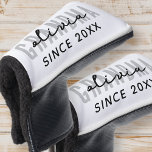 Couvre-club De Golf Grand-mère depuis 20XX Moderne Simple Preppy<br><div class="desc">Ce design simple et moderne est composé de la typographie de san serif.</div>
