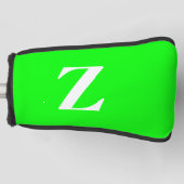 Couvre-club De Golf Grand Monogramme blanc vert brillant (Devant)