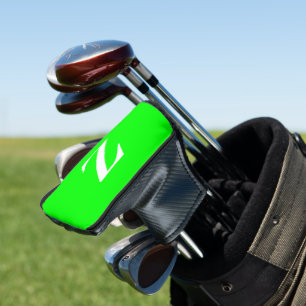 Couvre-club De Golf Grand Monogramme blanc vert brillant
